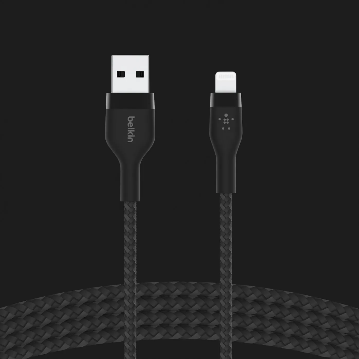 Кабель Belkin Braided Silicone Lightning 1m (Black)