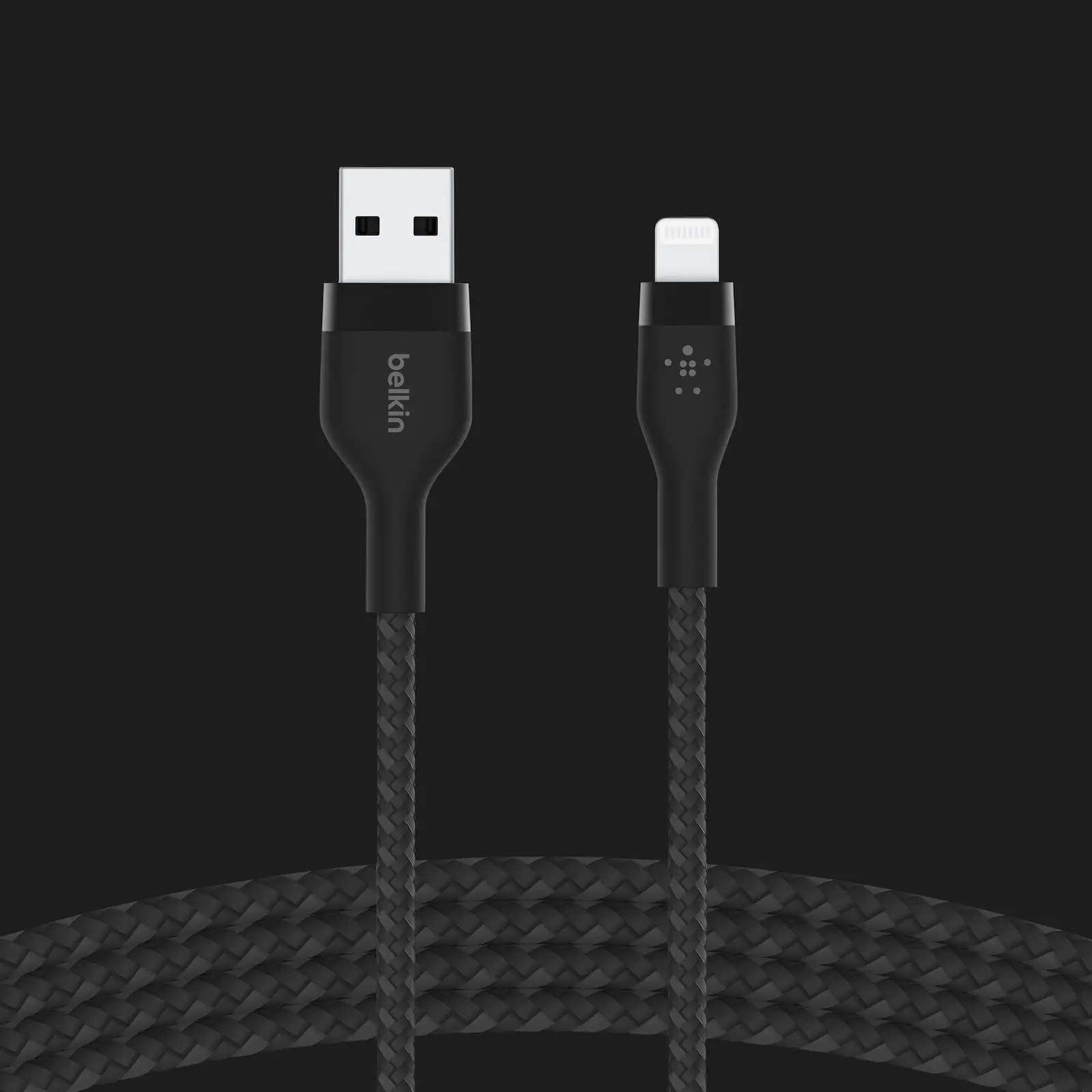 Кабель Belkin Braided Silicone Lightning 1m (Black)