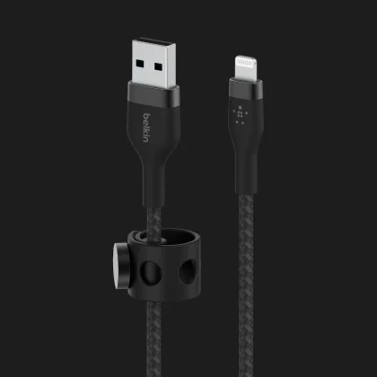 Кабель Belkin Braided Silicone Lightning 1m (Black)