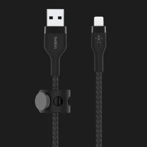 Кабель Belkin Braided Silicone Lightning 1m (Black) в Луцке
