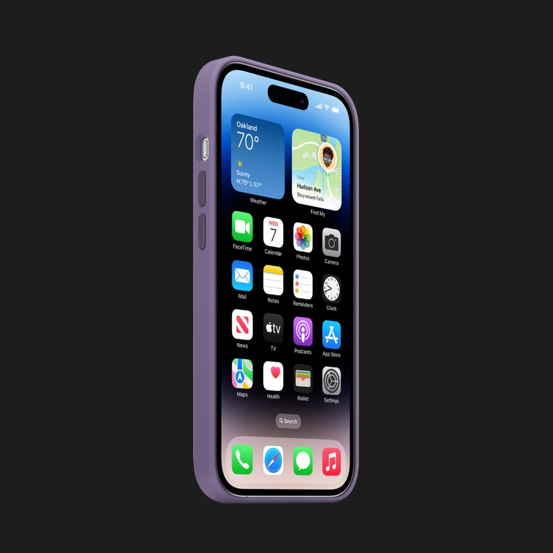 Оригінальний чохол Apple Silicone Case with MagSafe для iPhone 14 (Iris) (MQUA3)