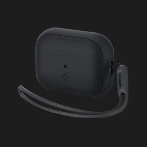 Чехол Spigen Silicone Fit для AirPods Pro (2nd/1st gen) (Black) (ACS05479) в Александрии