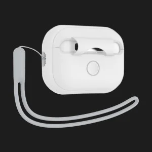 Чехол Spigen Silicone Fit для AirPods Pro (2nd/1st gen) (White) (ACS05811) в Александрии