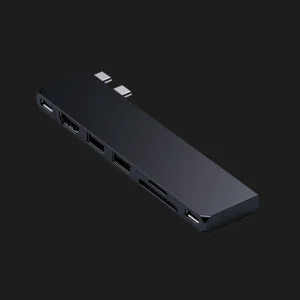 Satechi Aluminum USB-C Pro Hub Slim Adapter (ST-HUCPHSD) (Midnight) в Херсоне