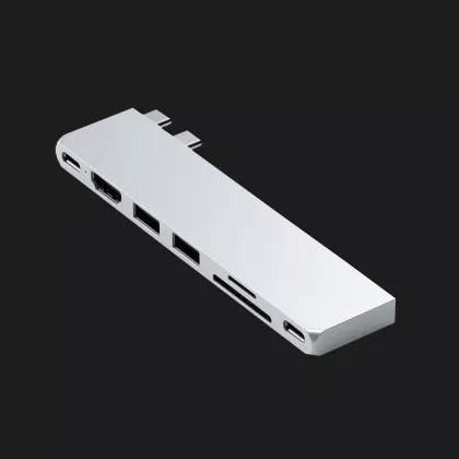 Satechi Aluminum USB-C Pro Hub Slim Adapter (ST-HUCPHSS) (Silver) у Львові