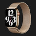 Оригинальный стальной ремешок Apple Milanese Loop для Apple Watch 38/40/41mm (Gold) (ML733)