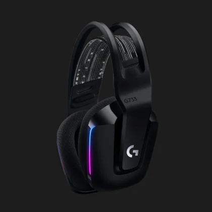 Игровые наушники Logitech G733 Lightspeed Wireless RGB Gaming Headset Black в Вараше