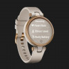 Garmin Lily Sport Edition Rose Gold Bezel with Light Sand Case and Silicone Band