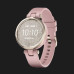 Garmin Lily Sport Edition Cream Gold Bezel with Dust Rose Case and Silicone Band