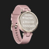 Garmin Lily Sport Edition Cream Gold Bezel with Dust Rose Case and Silicone Band