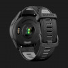Garmin Forerunner 265 Black Bezel and Case with Black/Powder Gray Silicone Band