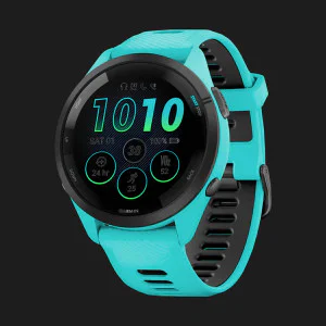 Garmin Forerunner 265 Black Bezel with Aqua Case and Aqua/Black Silicone Band Ивано-Франковске