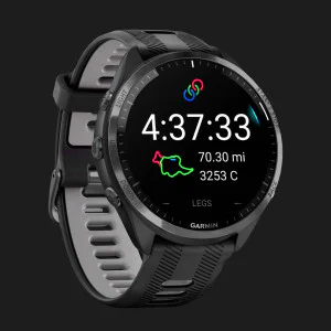 б/у Garmin Forerunner 965 Carbon Gray Titanium Black Case and Blk/Pwd Gray Band (010-02809-00/10) в Коломиї