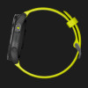 Garmin Forerunner 965 Carbon Gray DLC Titanium Bezel with Black Case and Amp Yellow/Black Silicone Band