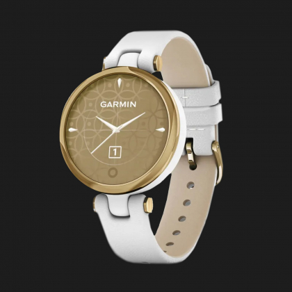Garmin Lily Classic Edition Light Gold Bezel with White Case and Italian Leather Band в Києві