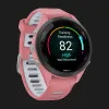 Garmin Forerunner 265S Black Bezel with Light Pink Case and Light Pink/Whitestone Silicone Band