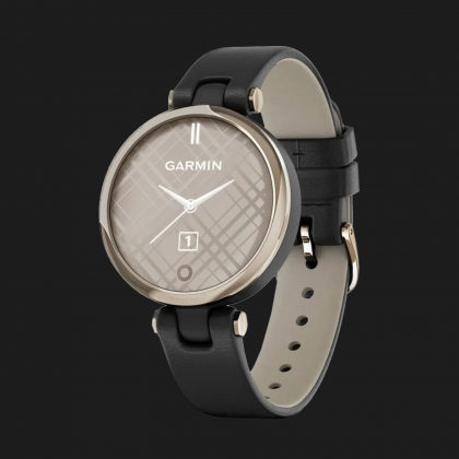 Garmin Lily Classic Edition Cream Gold Bezel with Black Case and Italian Leather Band Калуші