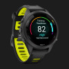 Garmin Forerunner 265S Black Bezel and Case with Black/Amp Yellow Silicone Band