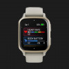 Garmin Venu Sq 2 Music Edition Cream Gold Aluminum Bezel with French Gray Case and Silicone Band