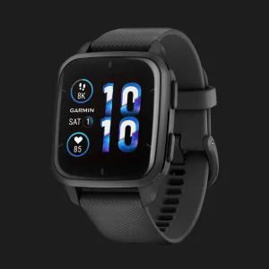 Garmin Venu Sq 2 Music Edition Slate Aluminum Bezel with Black Case and Silicone Band в Бродах