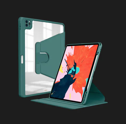 Чехол WIWU Waltz Rotative Tablet with Pen Slot для iPad Air 5/4, Pro 11 (2022-2018) (Pine Green)