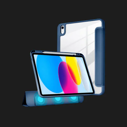 Чохол WIWU 2 in 1 Magnetic Separation Tablet Folio Case Protective Case для iPad 10.2/10.5 (Dark Blue) Кременчуці