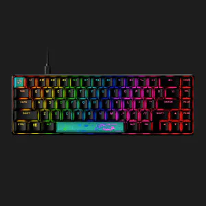 Клавіатура ігрова HyperX Alloy Origins 65 Red USB RGB (Black) (UA)