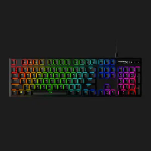 Клавіатура ігрова HyperX Alloy Origins Red USB RGB (Black) (UA)