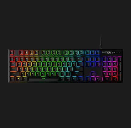 Клавиатура игровая HyperX Alloy Origins Red USB RGB PBT (Black) (UA)