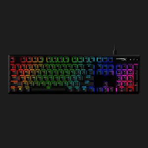 Клавіатура ігрова HyperX Alloy Origins Aqua USB RGB PBT (Black) (UA)