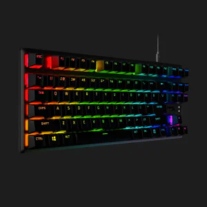 Клавіатура ігрова HyperX Alloy Origins Core PBT Aqua USB RGB (Black) (UA)