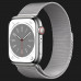 Оригінальний сталевий ремінець для Apple Watch 42/44 mm Milanese Loop (Silver) (ML783)