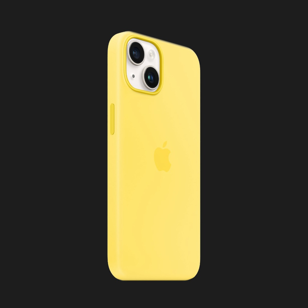 Оригінальний чохол Apple Silicone Case with MagSafe для iPhone 14 (Canary Yellow) (MQU73)