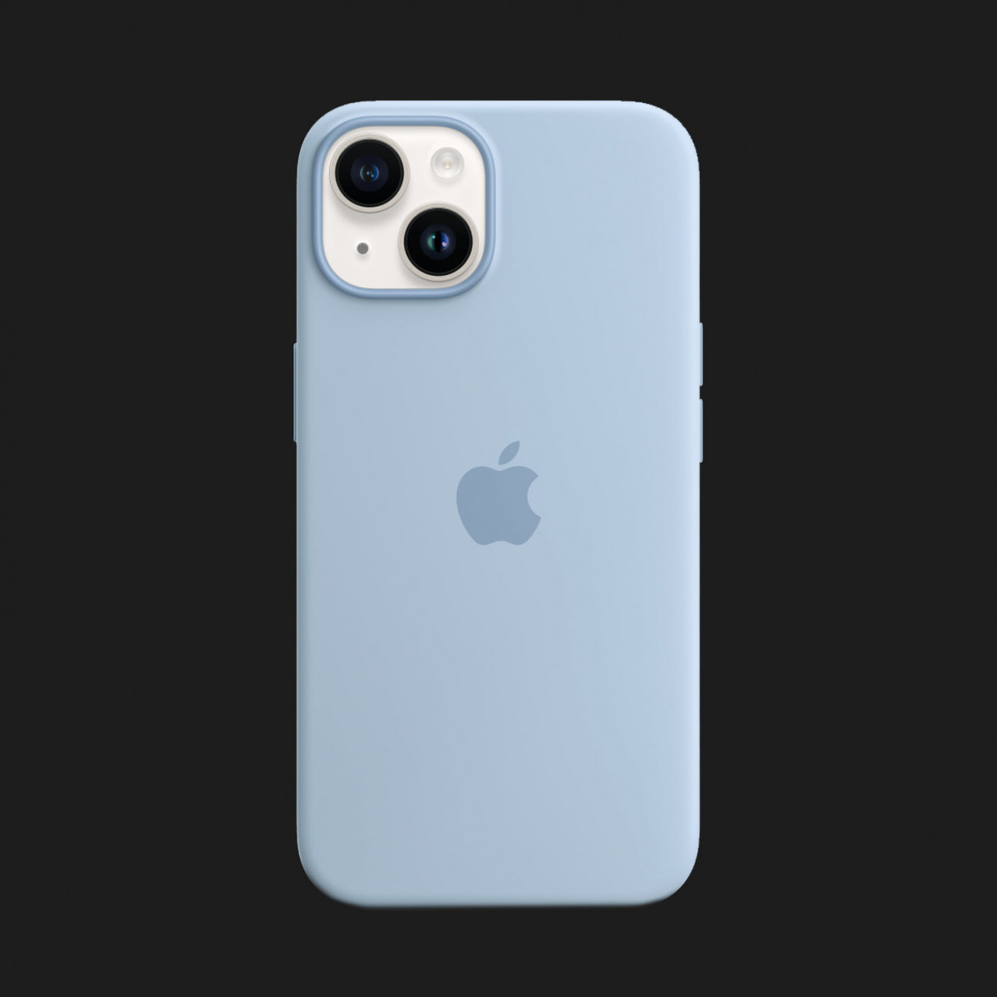 Оригінальний чохол Apple Silicone Case with MagSafe для iPhone 14 (Sky) (MQU93)