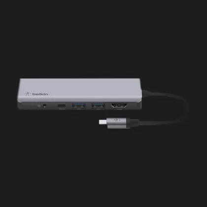 Belkin USB-C 7in1 Multiport Dock (Space Gray) (AVC009BTSGY)