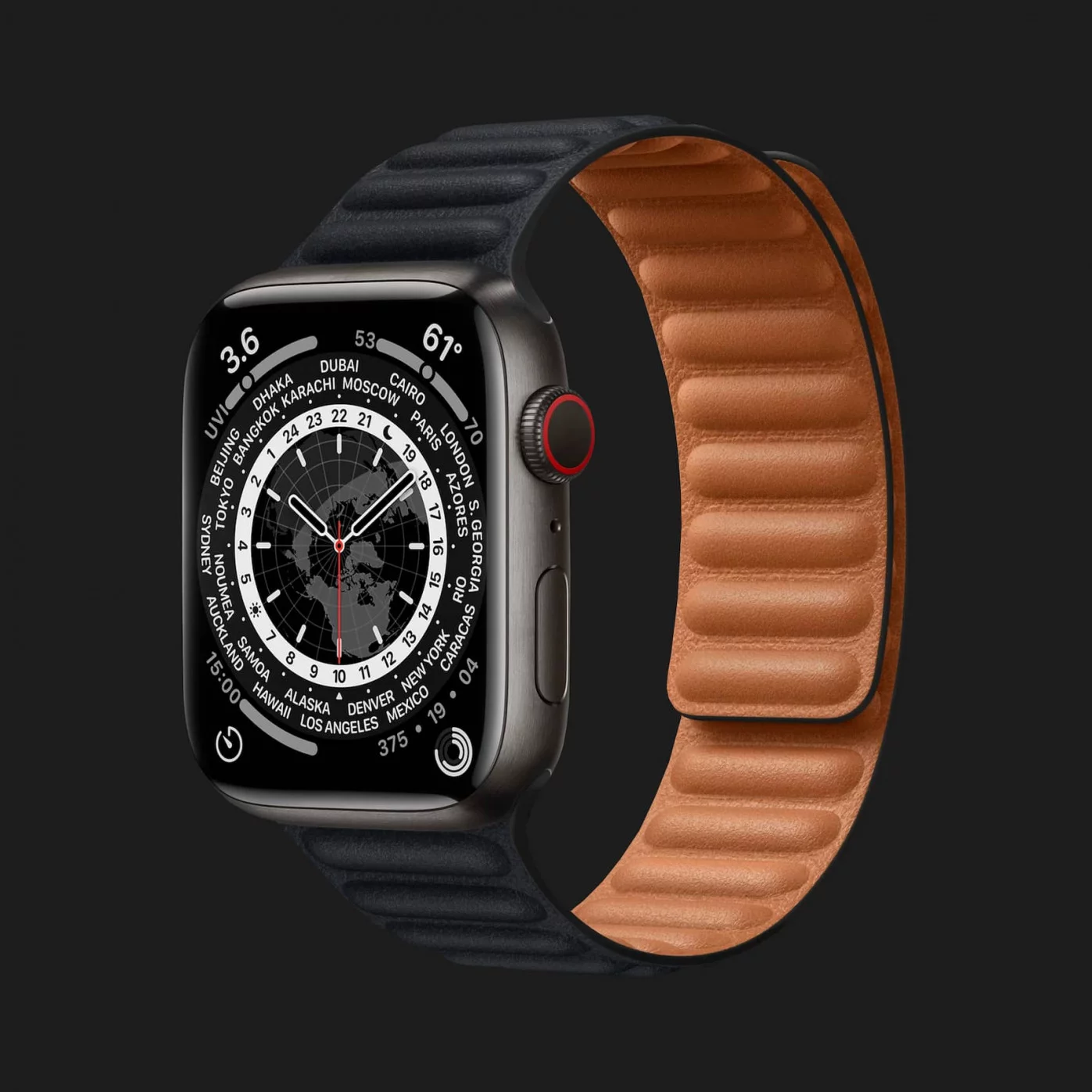 Купити Apple Watch Series 7 45mm Space Black Titanium Case with
