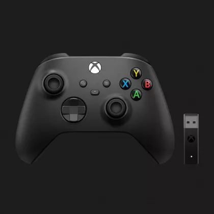 Геймпад Microsoft Xbox Series X/S Wireless Controller Carbon Black + Wireless Adapter в Берегово