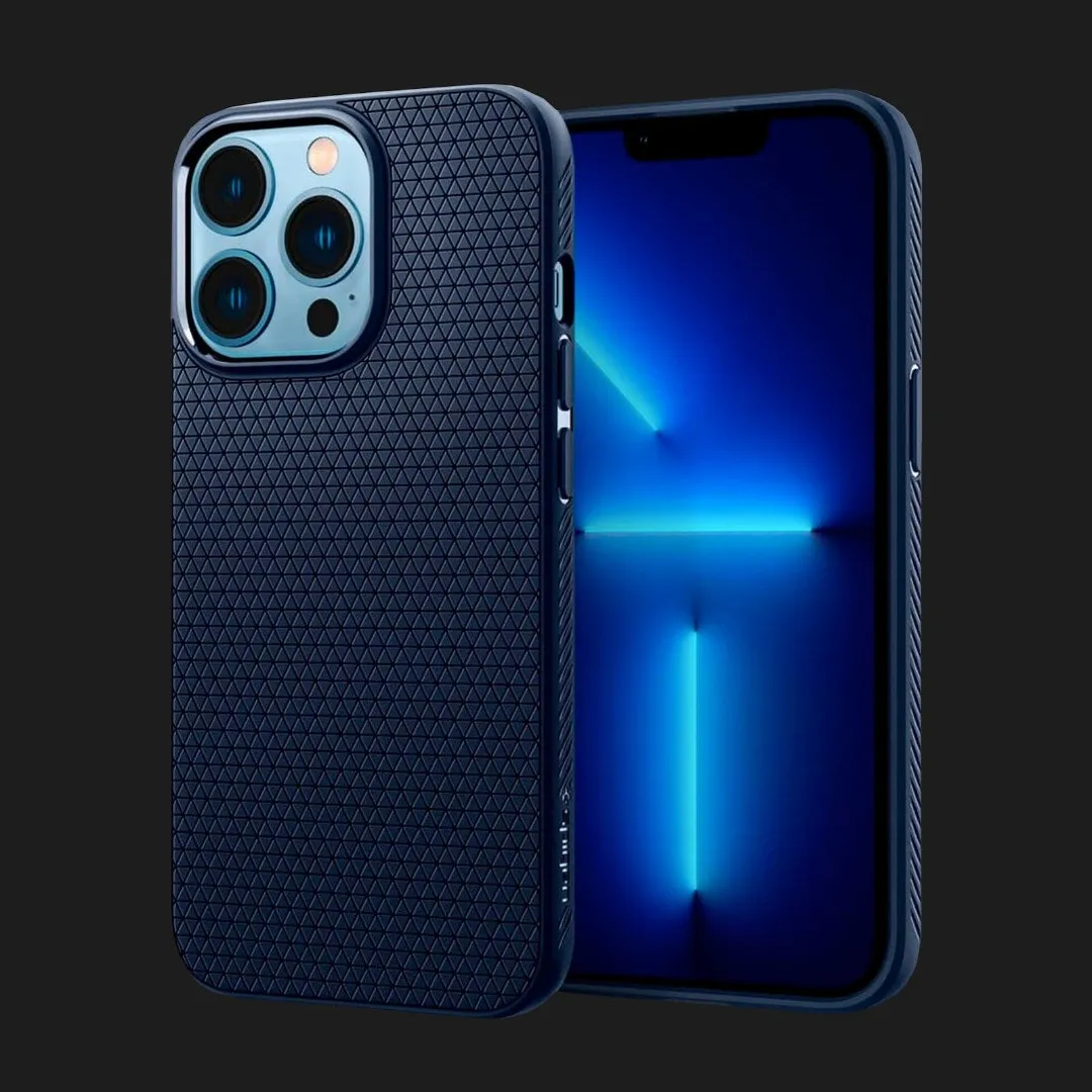 Чохол Spigen Liquid Air для iPhone 13 Pro (Navy Blue) (ACS03259)