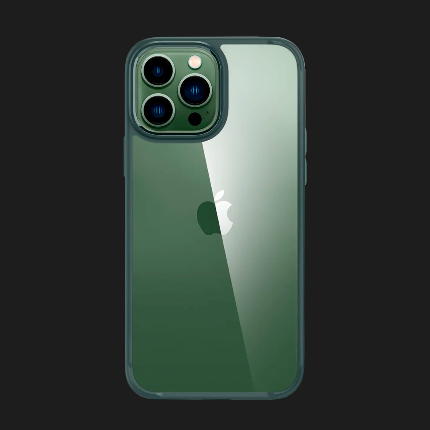 Чохол Spigen Ultra Hybrid для iPhone 13 Pro (Midnight Green) (ACS04560)