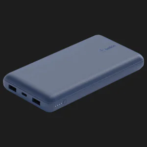 Портативний акумулятор павербанк Belkin 10000mAh, 15W Dual USB-A, USB-C (Blue) в Хмельницькому