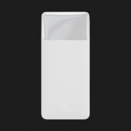 Портативний акумулятор Baseus Bipow Digital Display 15W 20000 mAh (White)