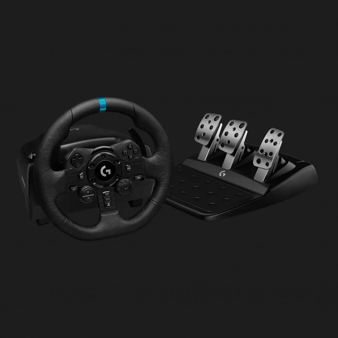 Купить Комплект (руль, педали) Logitech G923 Playstation/PC (941-000149) —  цены ⚡, отзывы ⚡, характеристики — ЯБКО