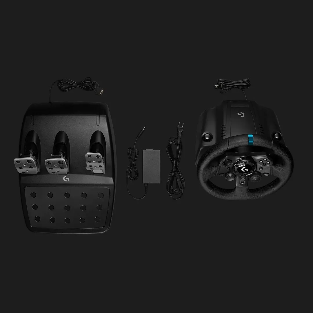 Купить Комплект (руль, педали) Logitech G923 Playstation/PC (941-000149) —  цены ⚡, отзывы ⚡, характеристики — ЯБКО