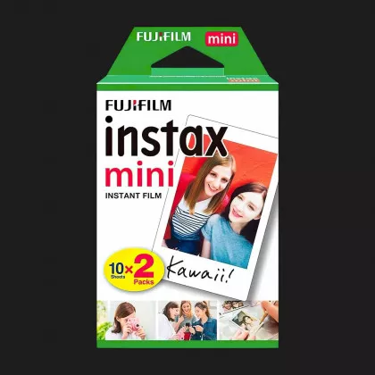 Фотопапір Fujifilm INSTAX MINI EU 2 GLOSSY (54х86мм 2х10шт)