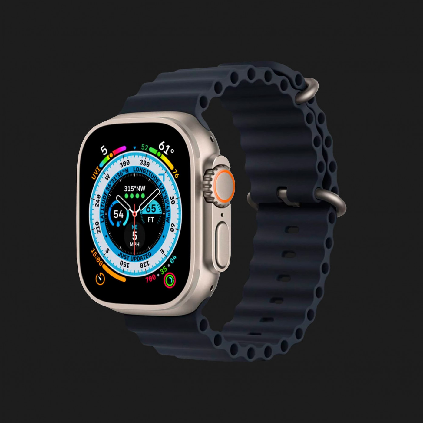 б/у Apple Watch Ultra, 49мм, Midnight Ocean Band (MQFK3/MQET3)