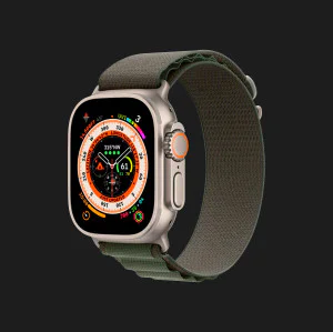 б/у Apple Watch Ultra, 49мм, Green Alpine Loop Medium (MQFN3/MQEW3) (Хорошее состояние)