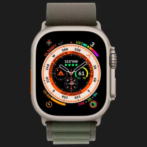 б/у Apple Watch Ultra, 49мм, Green Alpine Loop Medium (MQFN3/MQEW3) (Хорошее состояние)