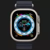 б/у Apple Watch Ultra, 49мм, Midnight Ocean Band (MQFK3/MQET3)