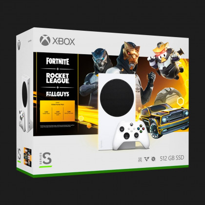 Ігрова приставка Microsoft Xbox Series S 512GB + Fortnite/Rocket League/Fallguys
