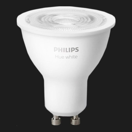 Розумна лампа Philips Hue GU10, 5.2W(57Вт), 2700K, Bluetooth, з димером (White)